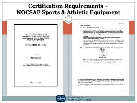 nocsae sport specific